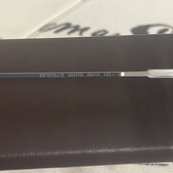 HOLD NEW FENDI FF0194/S WH1 7R LIGHT BLUE AVIATOR SILVER FANTASY LOGO LENS - Picture 8 of 14